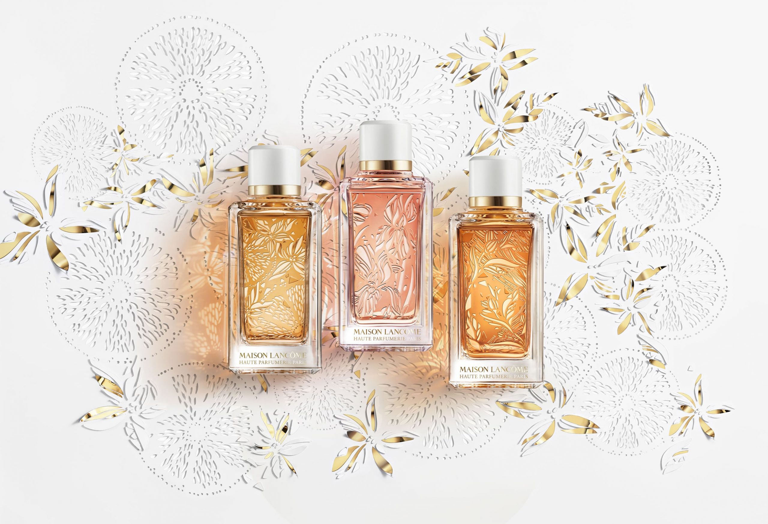 3 parfums Lancome illustrés