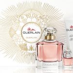 Parfum, crème et pack Guerlain illustré